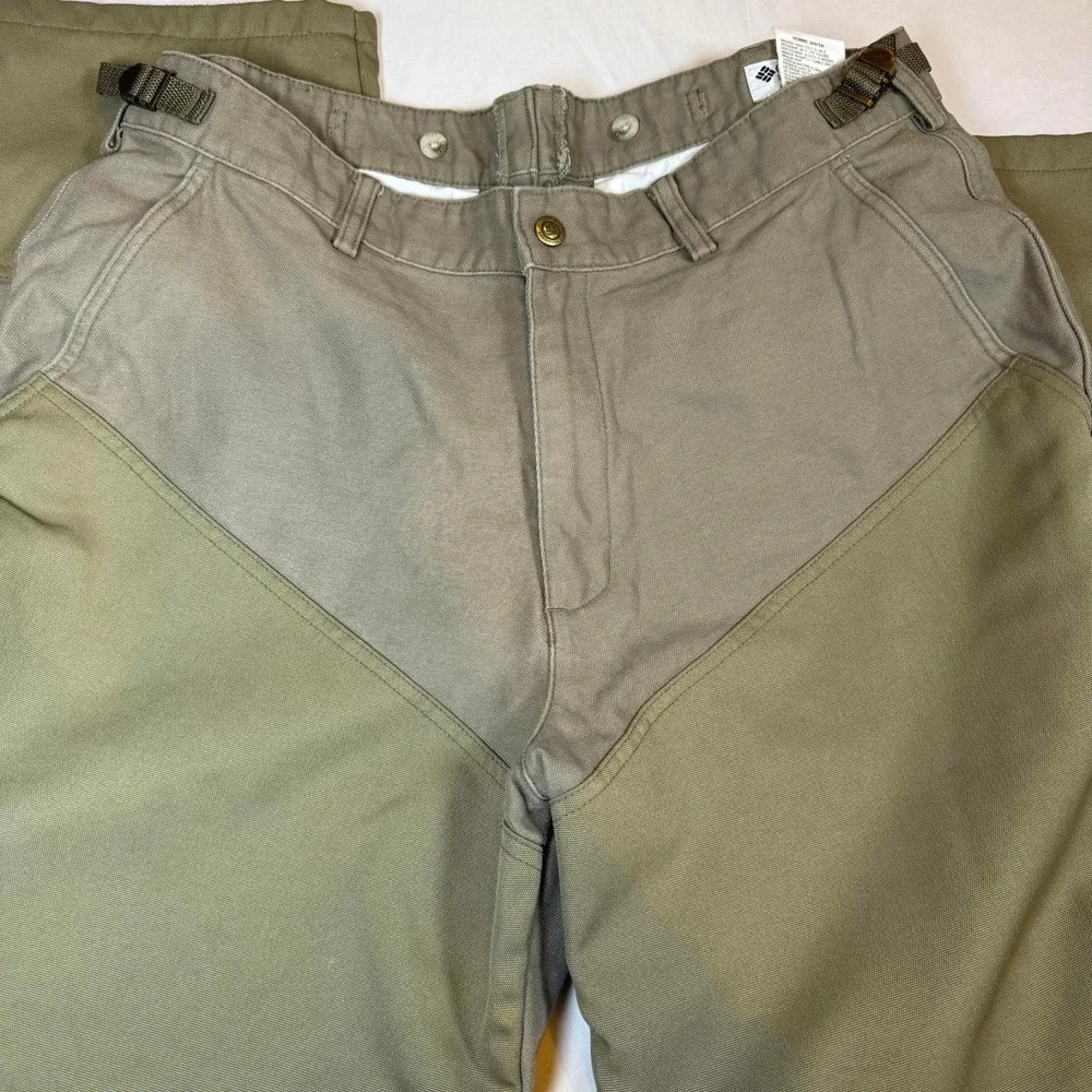 VTG Columbia Work Double Knee Pants‎  38x32 Regular Fit Straight Leg Brown
