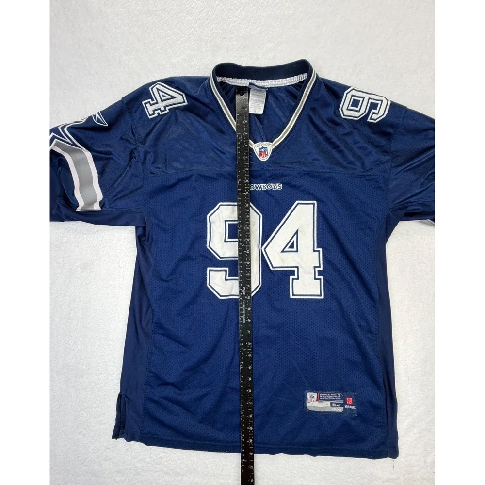 Reebok Dallas Cowboys DeMarcus Ware 94 NFL Jersey Navy Blue Mens Size 52 Large