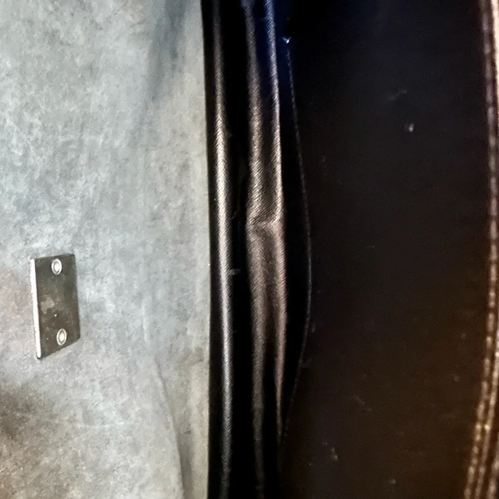 Auth‎ Louis Vuitton Black Taiga Porto Document Angara