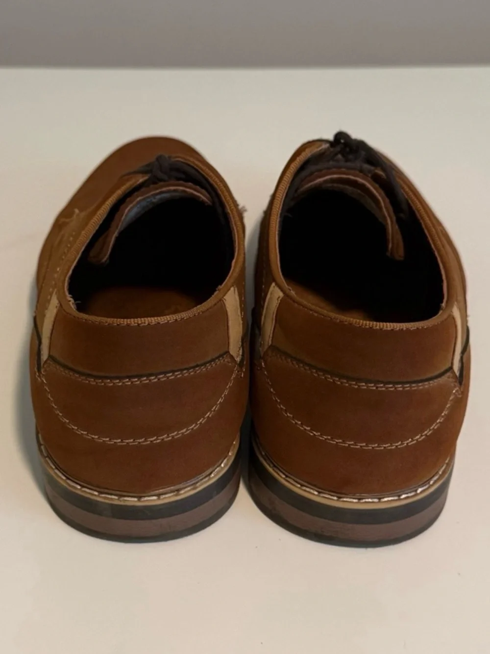 Men's Brown Suede Lace-Up Dress Shoes
