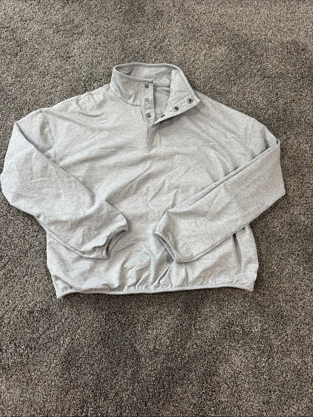 Vuori snap mock neck