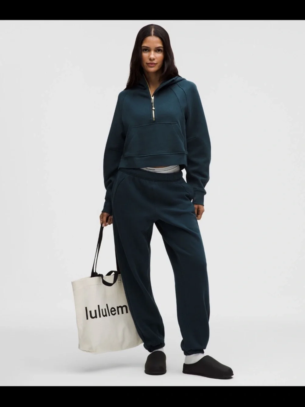 Lululemon Scuba Oversized Half Zip Hoodie NWT XS/S Indochine Gold