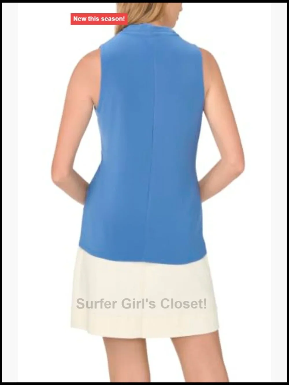 N/A sleeveless front