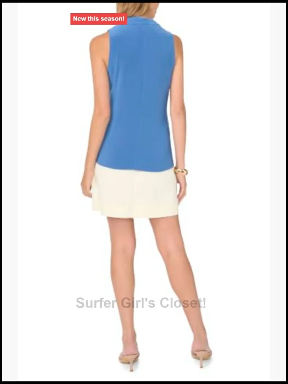 N/A sleeveless front