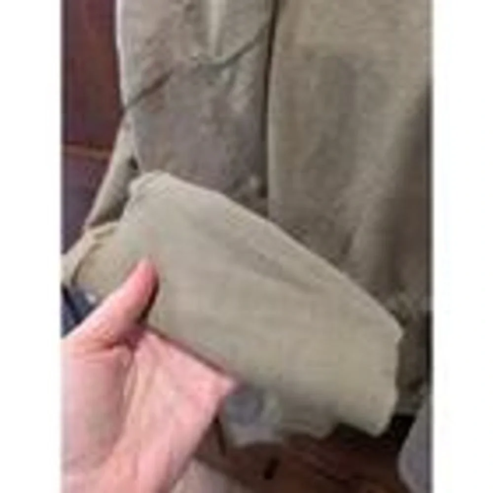 NWT Young Fabulous & Broke Cardigan Hooded Wrap Tan Khaki Sz S Drawstring Waist