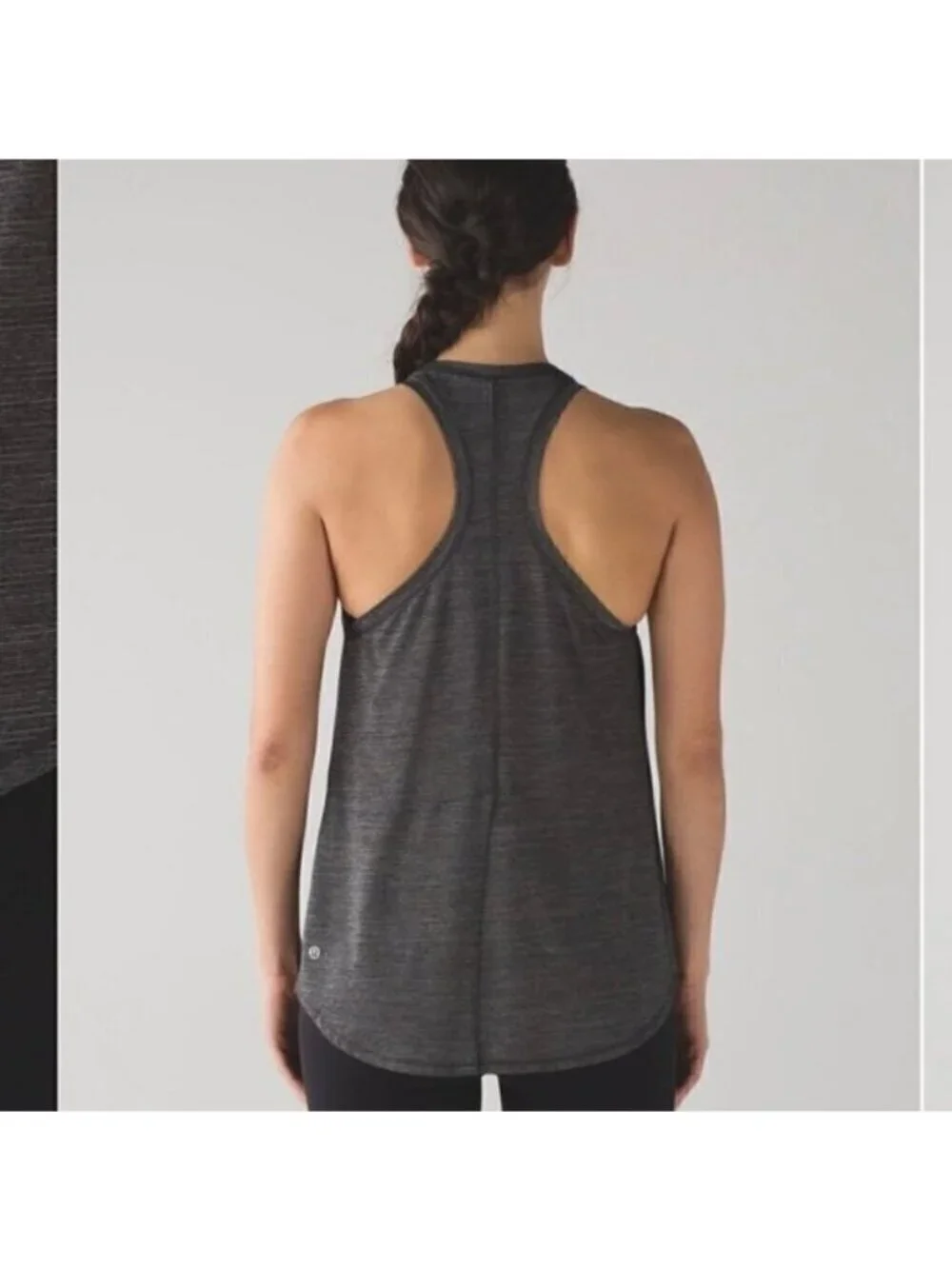 LULULEMON Hot like Agni singlet in heather gray size 4 J57