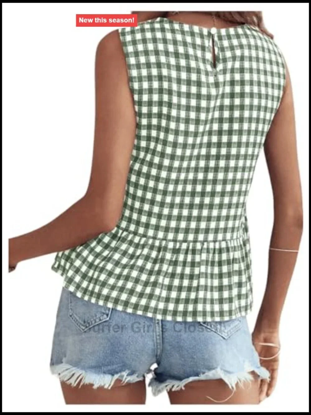 N/A gingham print