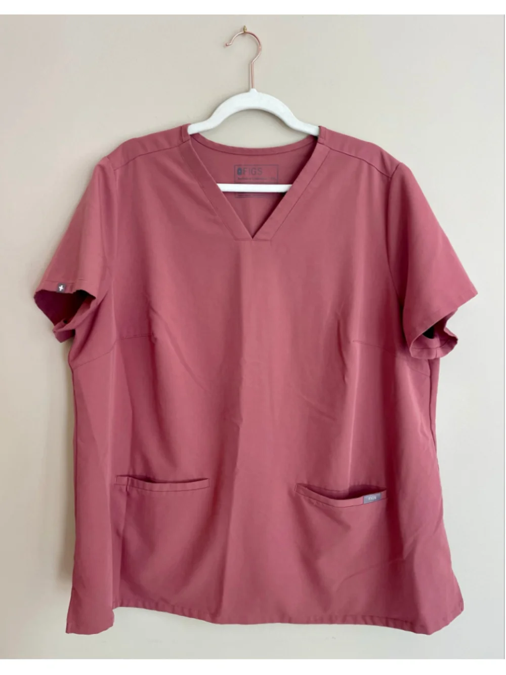 FIGS Scrub Set 3XL Mauve Casma Top Zamora Jogger Pants Technical Collection