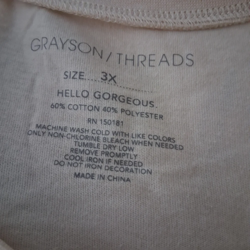 Grayson Threads wear tee length