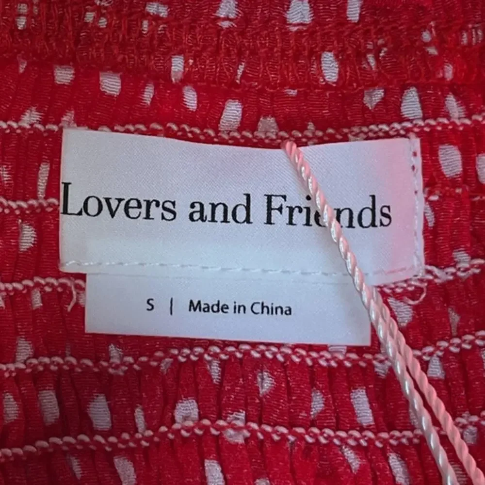 Lovers and Friends red white