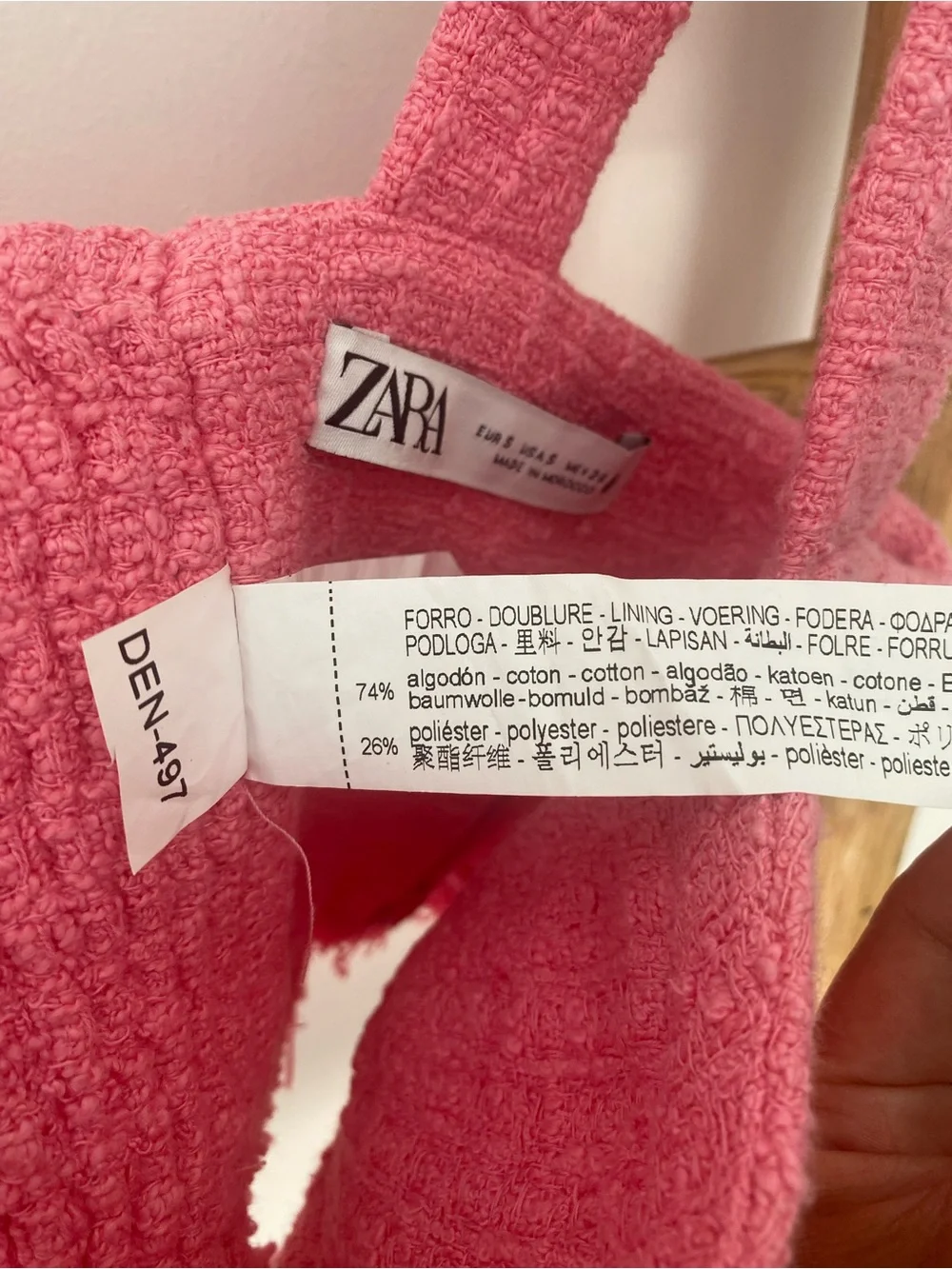 Zara polyester size this