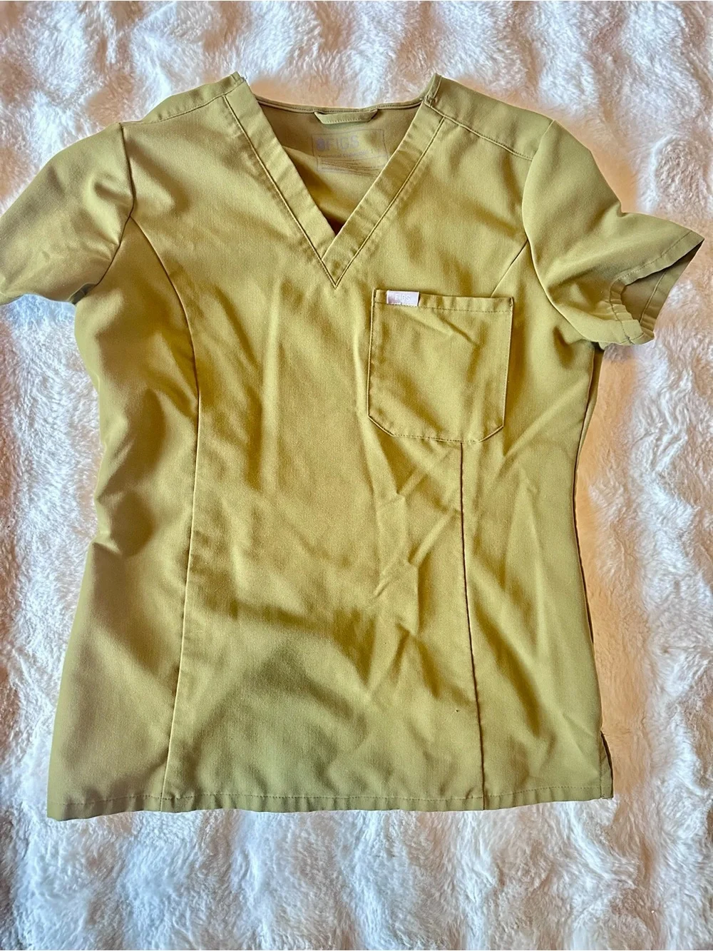 Figs Women’s Martini Olive Green Scrub 3 Piece Set Small/Petite Limited Edition🫒