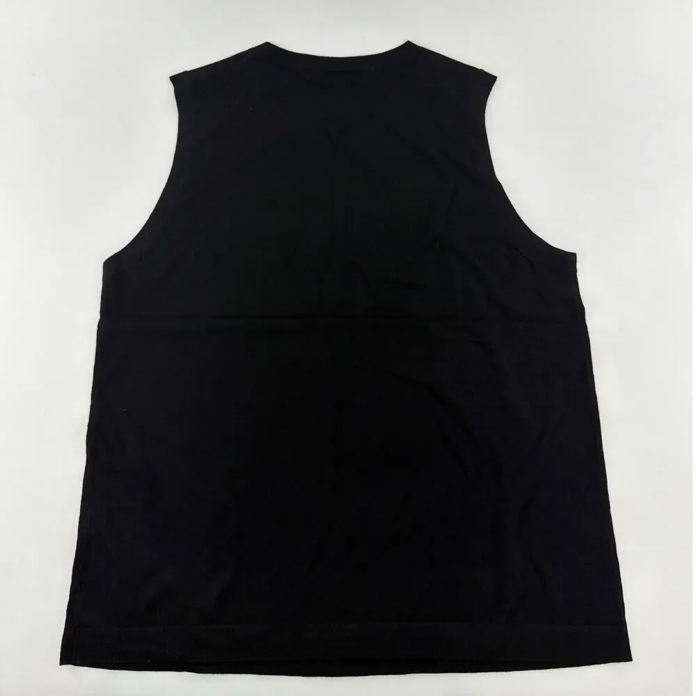 Jenni Kayne Women's Black Merino Tank Top Size S