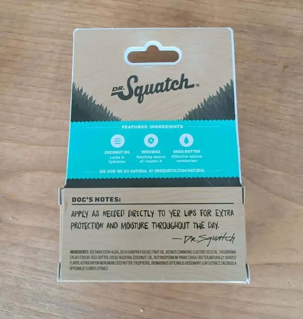 Dr. Squatch fast next