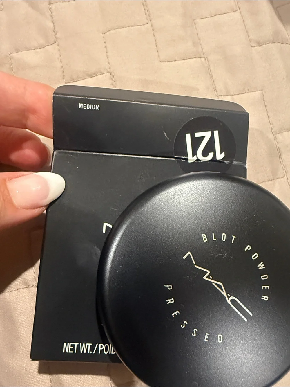 MAC Cosmetics Pressed Setting Powder - Medium Beige Compact