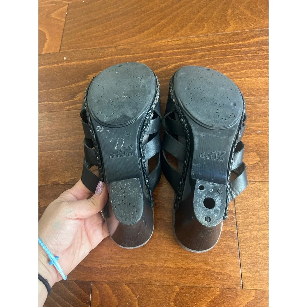 Dansko black leather