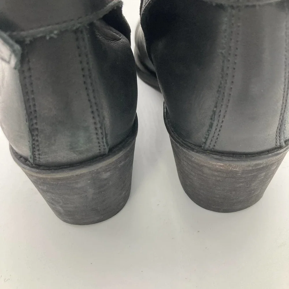 all saints buckled jodhpur leather ankle boots