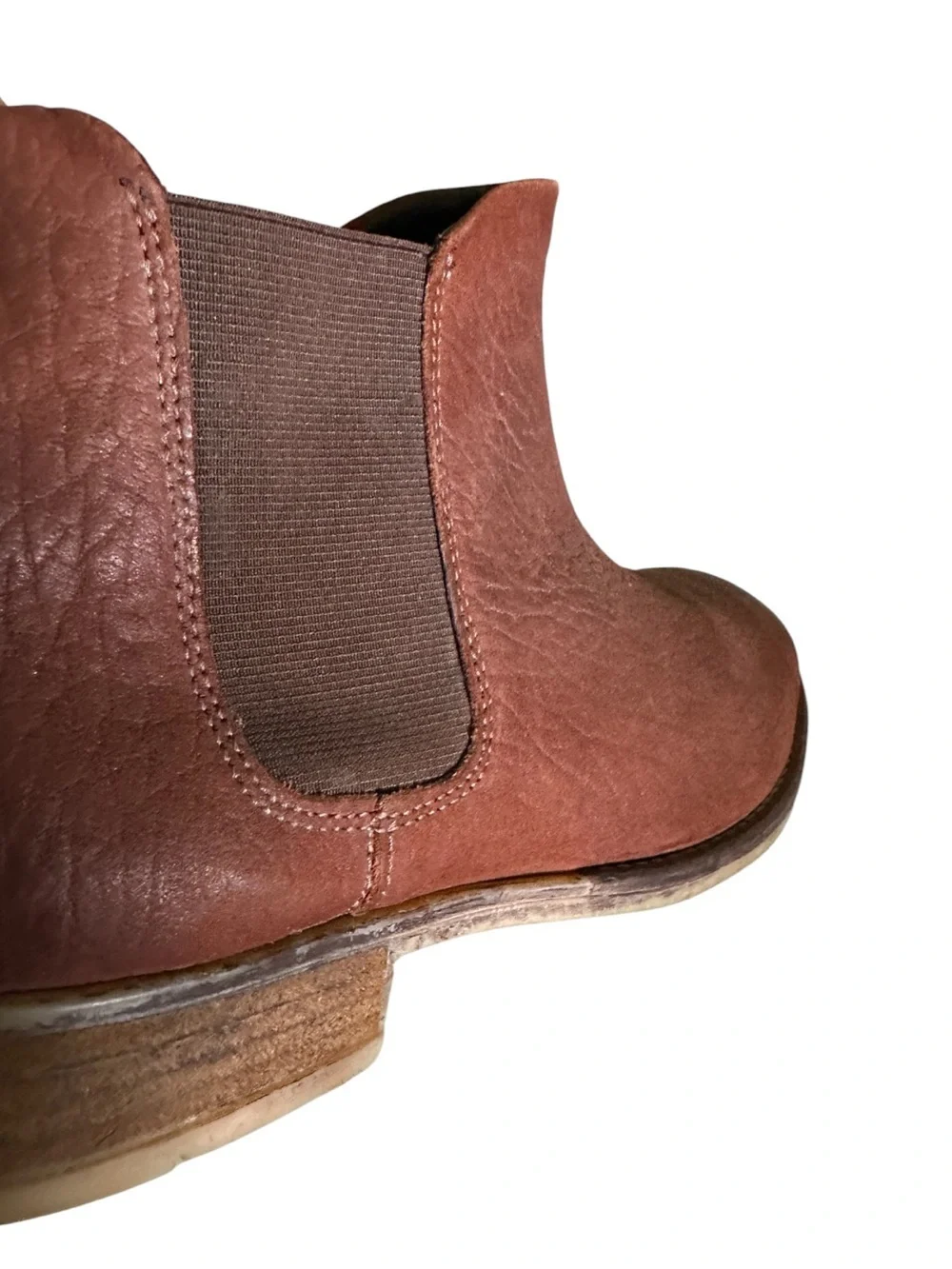 Josef Seibel Brown Pebbled Leather Chelsea Ankle Boots Comfort Booties EU 39