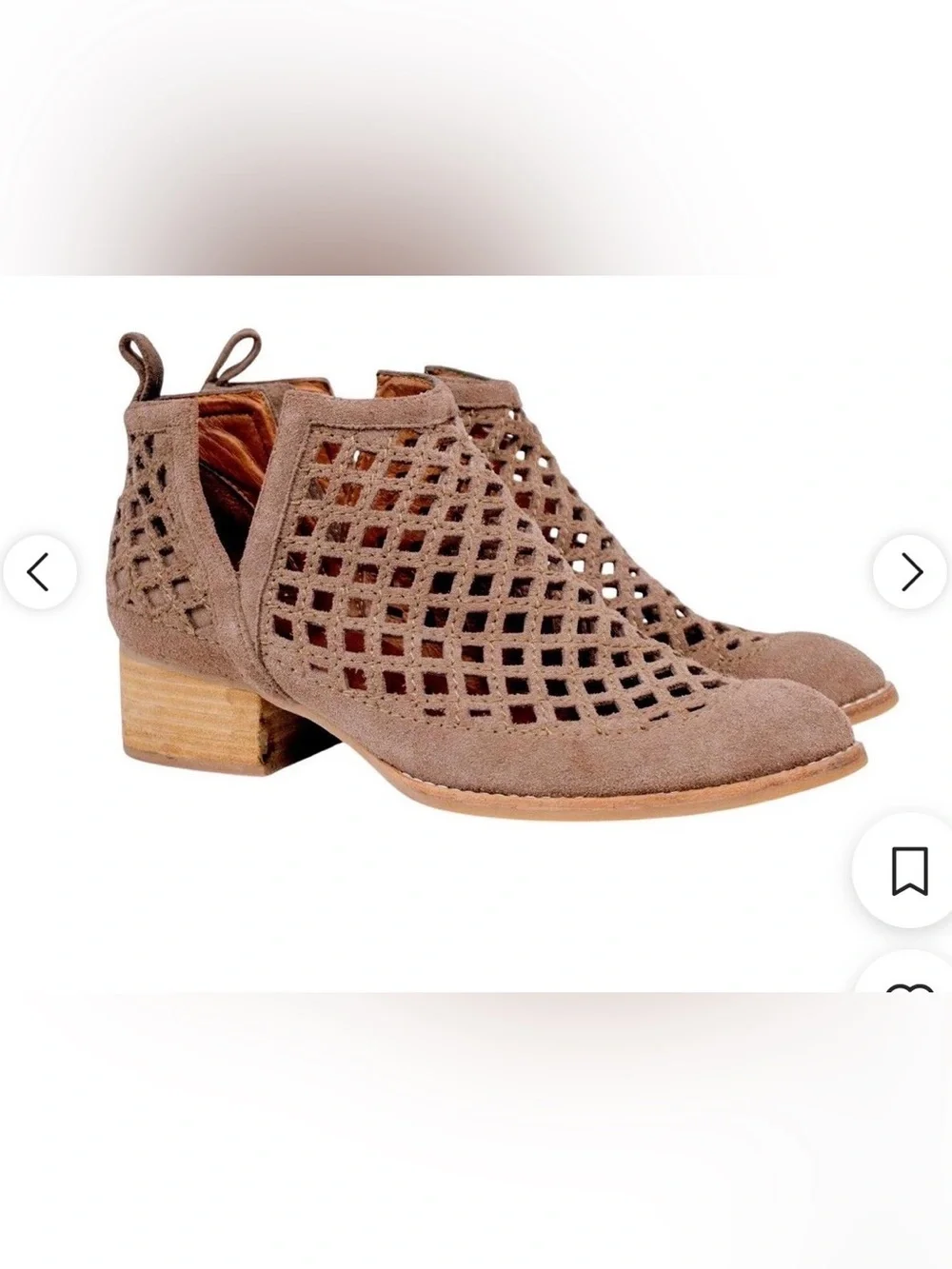 Jeffrey Campbell taupe suede