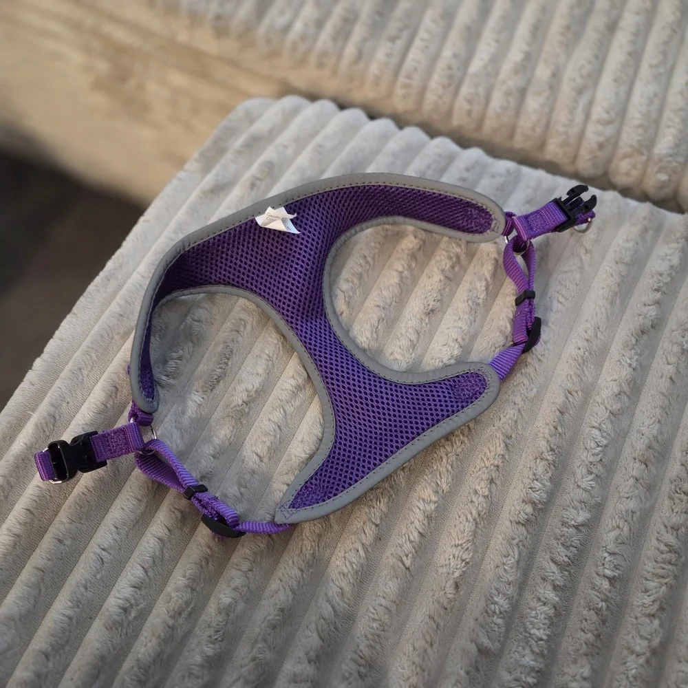 Coastal Pet Comfort Soft Reflective Wrap Adjustable Dog Harness Purple Small