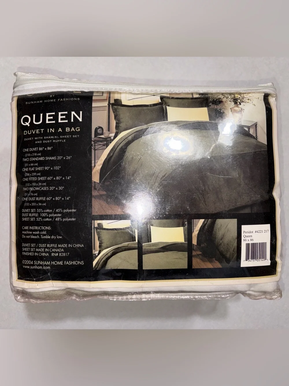 Sunham Home Fashions queen duvet