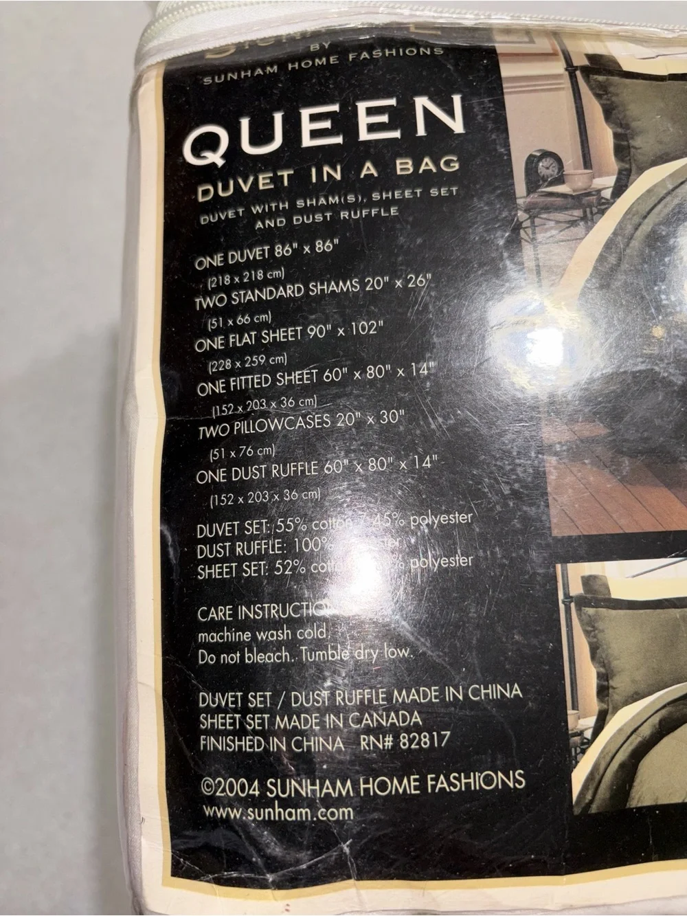 Sunham Home Fashions queen duvet