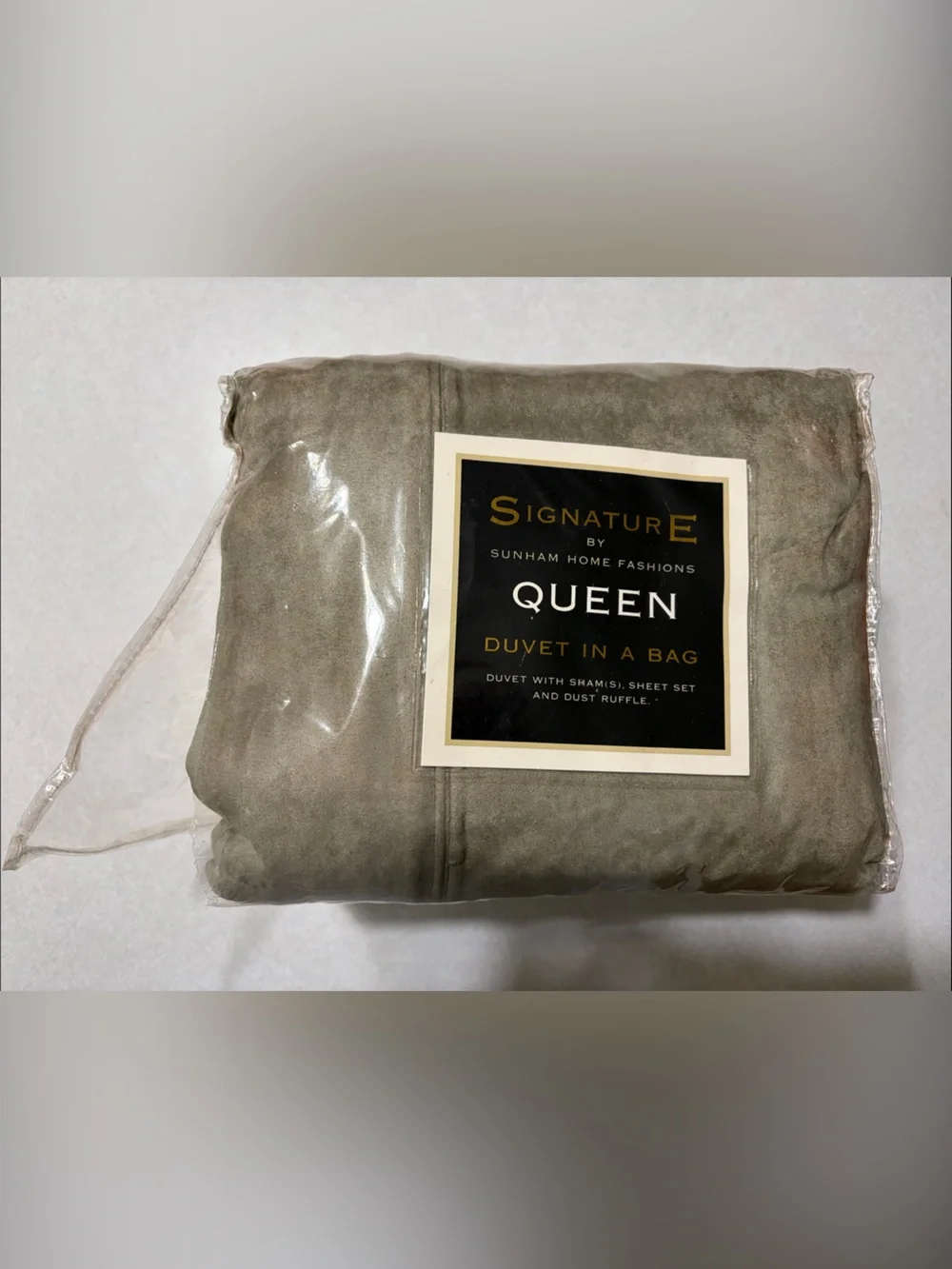 Sunham Home Fashions queen duvet
