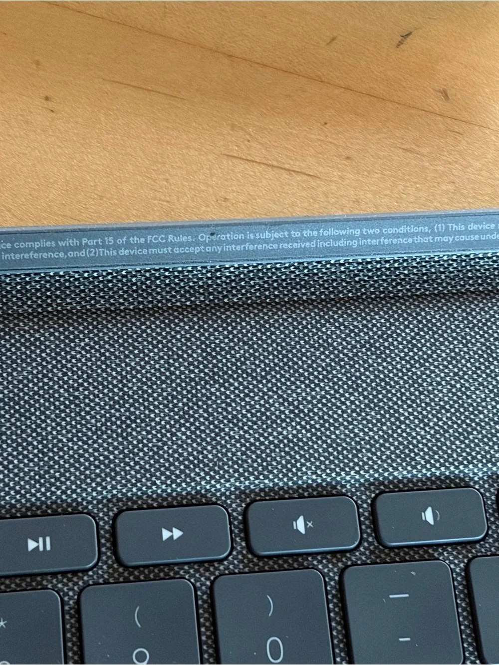 Logitech keyboard compact cursor