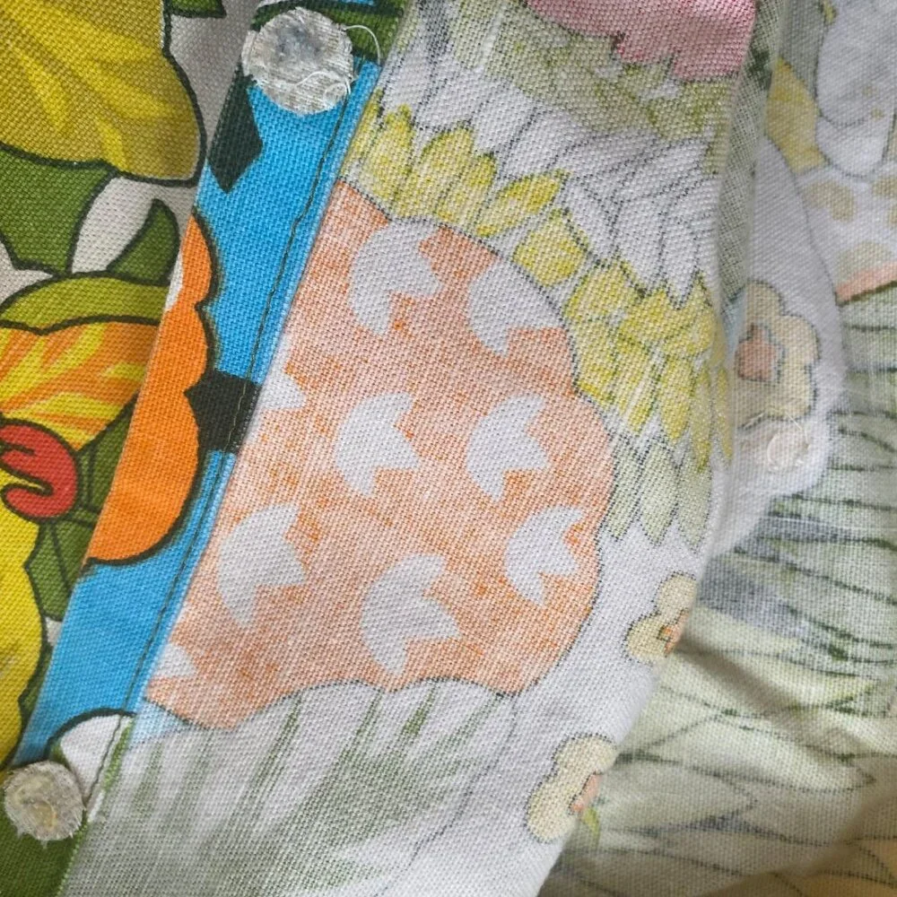 Vintage Kids Jungle Print Pillowcase Sham Elephants Lions‎ Zebras Cotton Cartoon