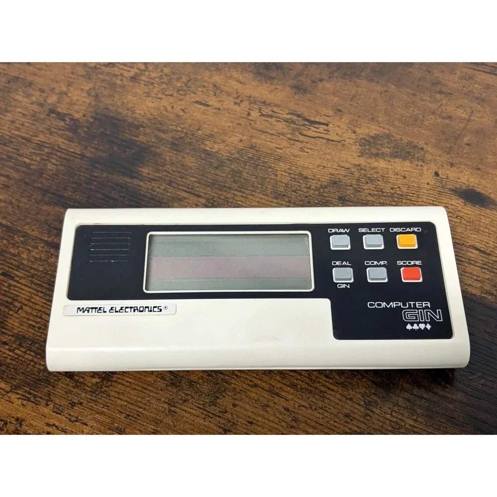 Mattel Electronics Computer Gin Vintage Tabletop Handheld Game 1979‎
