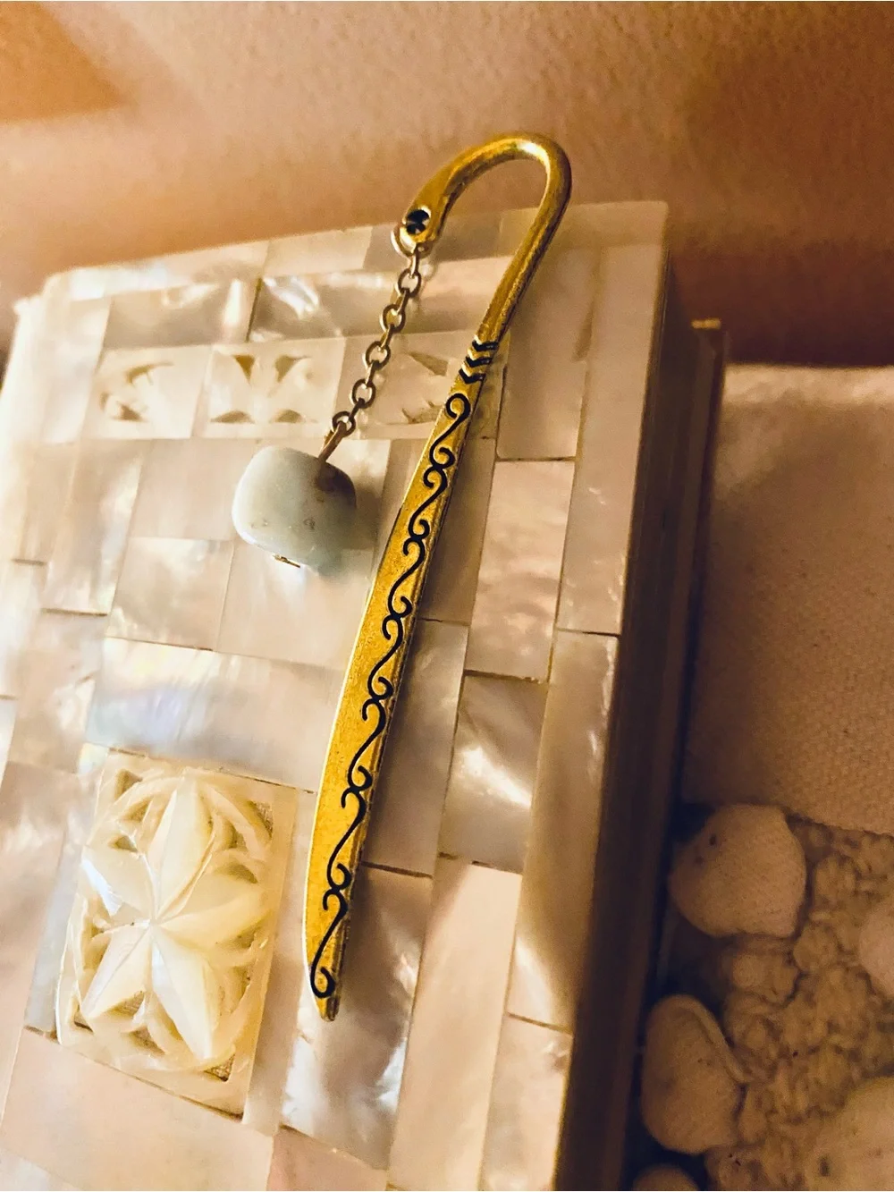 Amazonite bookmark