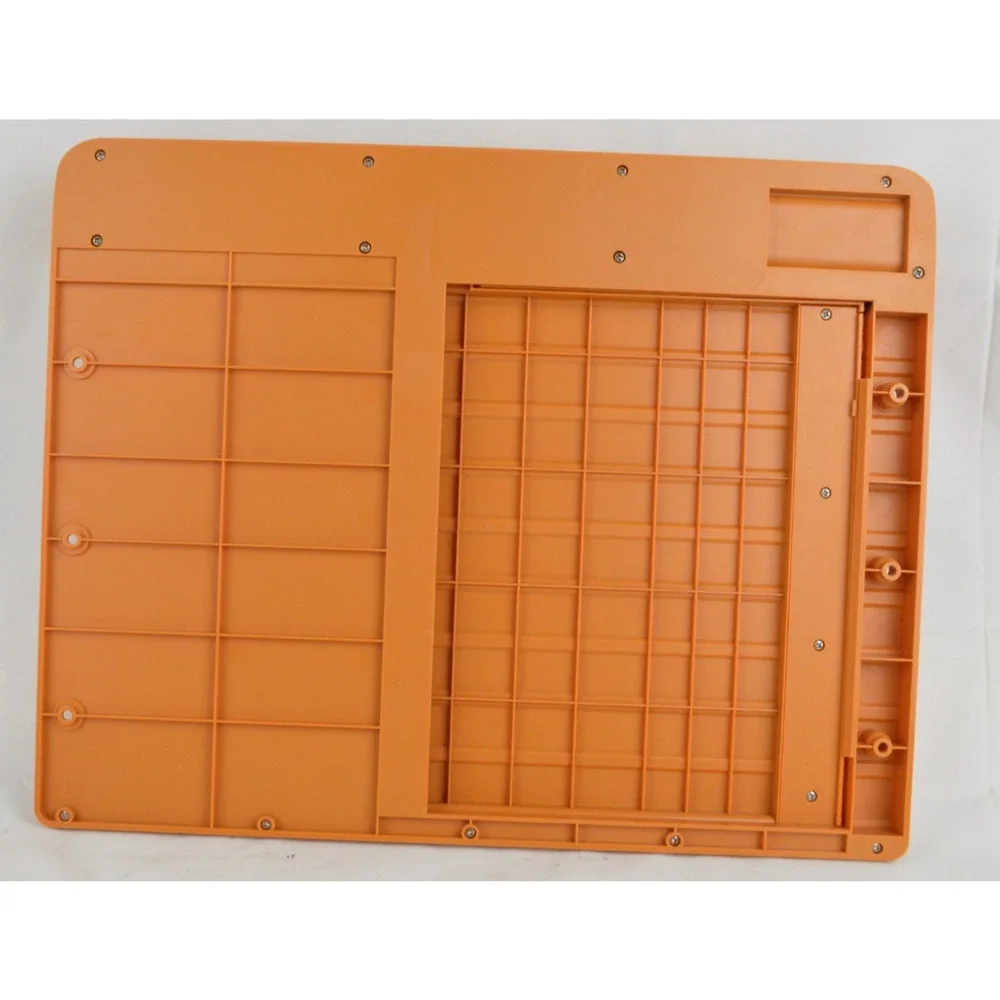 2x Automatic Chicken Coop Doors Battery Powered Programmable LCD Orange