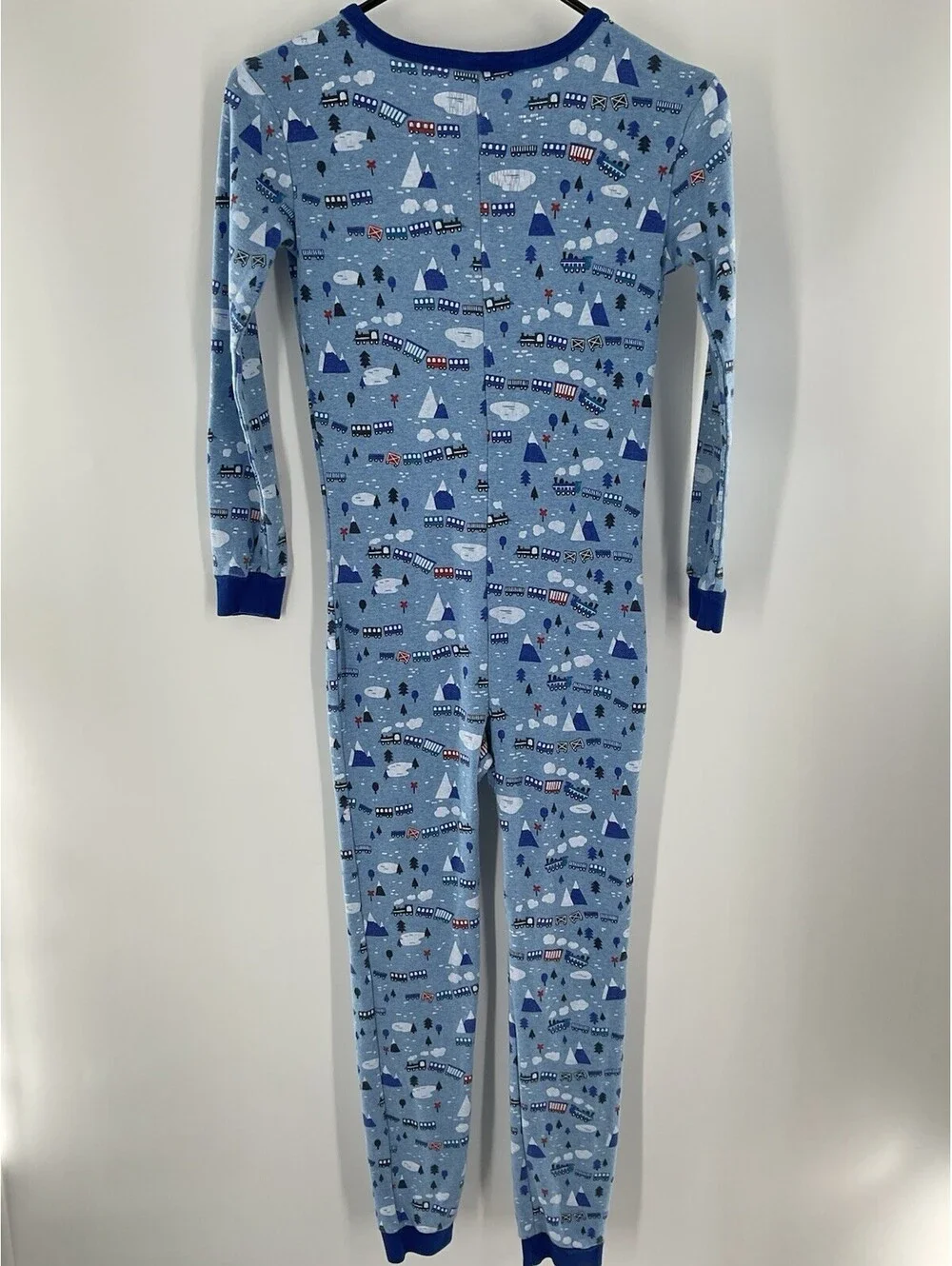 Gymboree Boys Size 14 Train One Piece Pajamas Footless 113