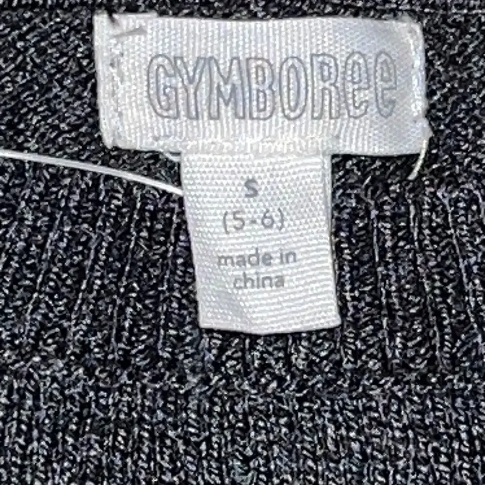 Gymboree Girls Gray Sweater Tight Knit Invent Your Future Small NWT