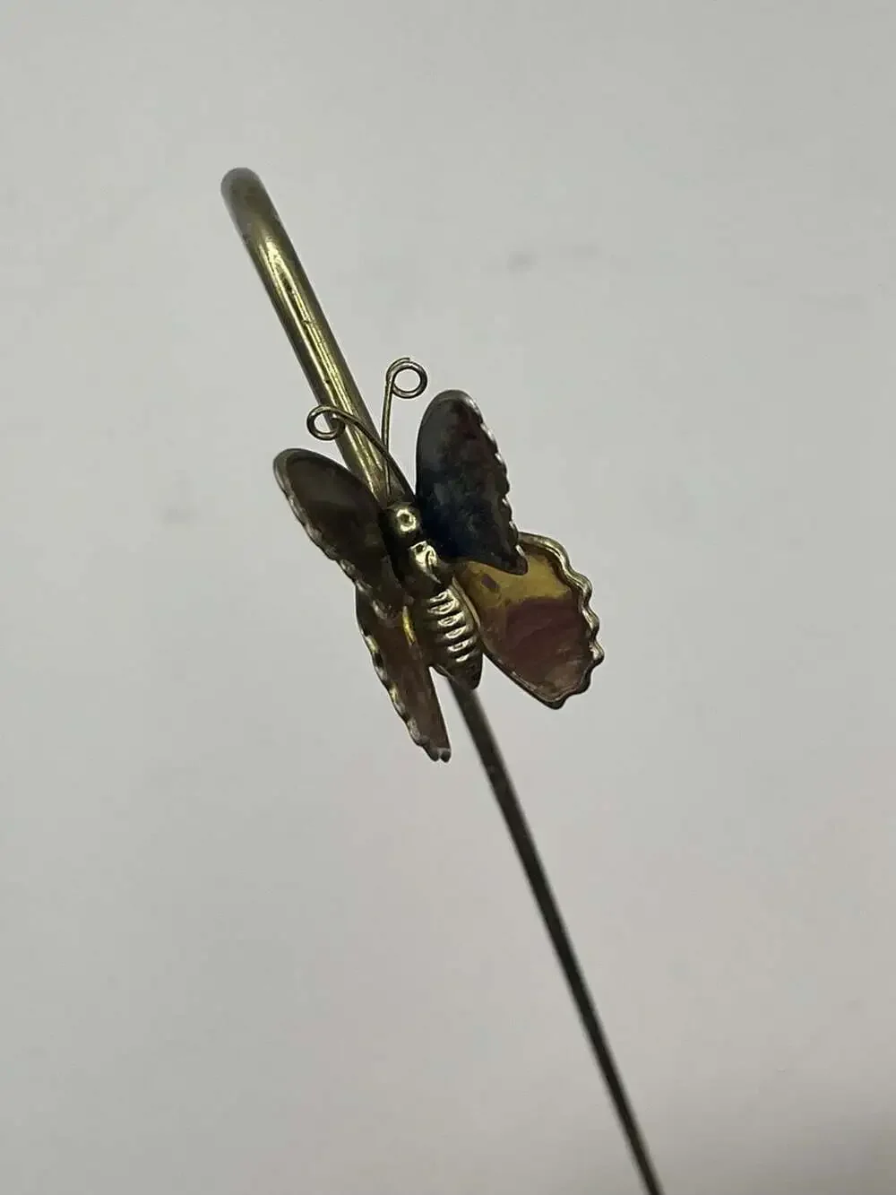 Vintage Metal Butterfly Bookmark Made in Taiwan (K)