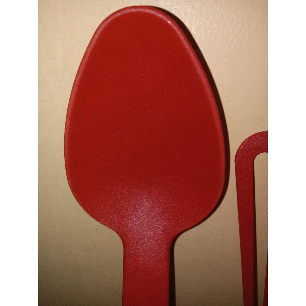 Rachael Ray Kitchen‎ tools Nylon Cooking Utensils Spatula Fish Turner Spoons Red