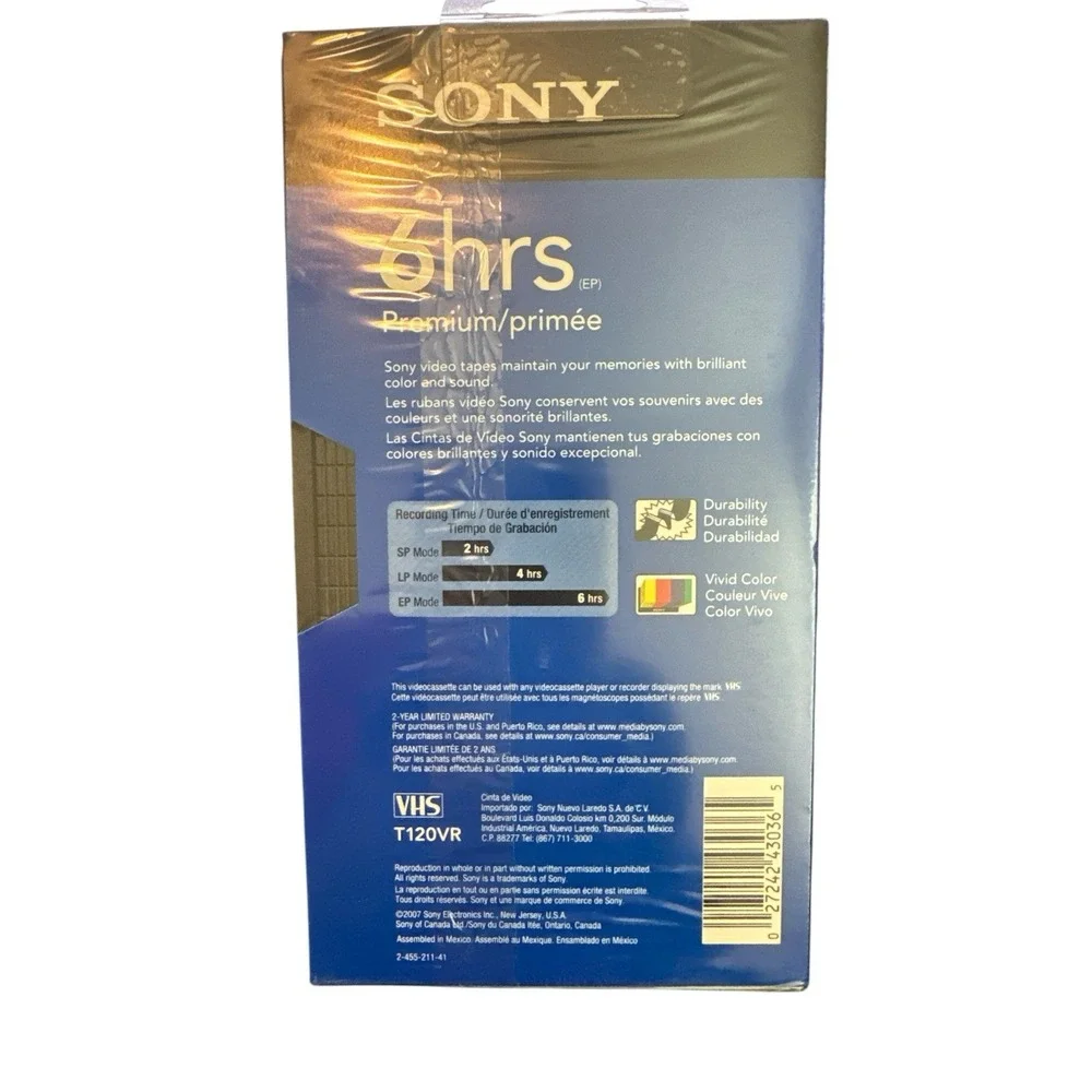 Sony format vhs