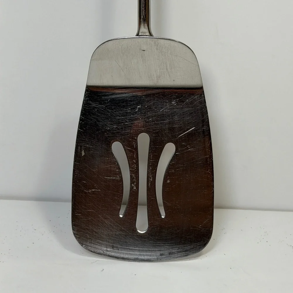 Vintage Cuisinart Slotted Spatula Turner Cream Kitchen Utensil Classic Retro