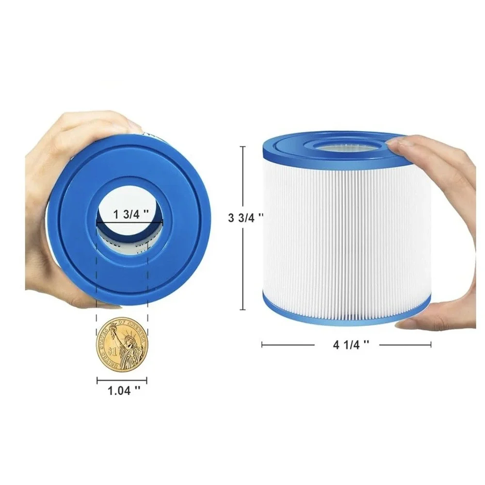 Replacement Type D Pool and‎ Spa Filter Cartridge 4 Pack