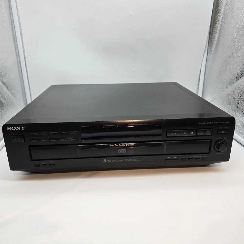 Sony CDP-CE335 5 Disc CD Changer Player Carousel | NO Remote TESTED
