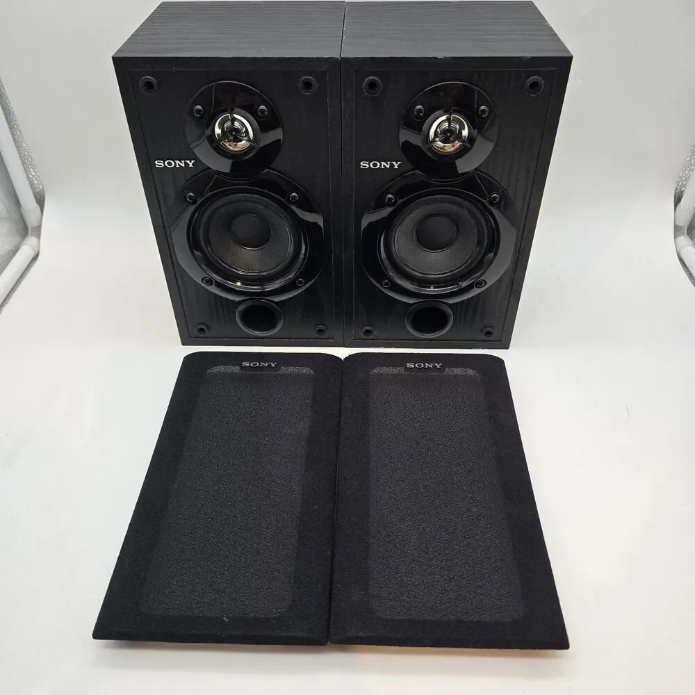 SONY SS-MSP69R Surround Sound Speaker Set of 2 Black Speakers