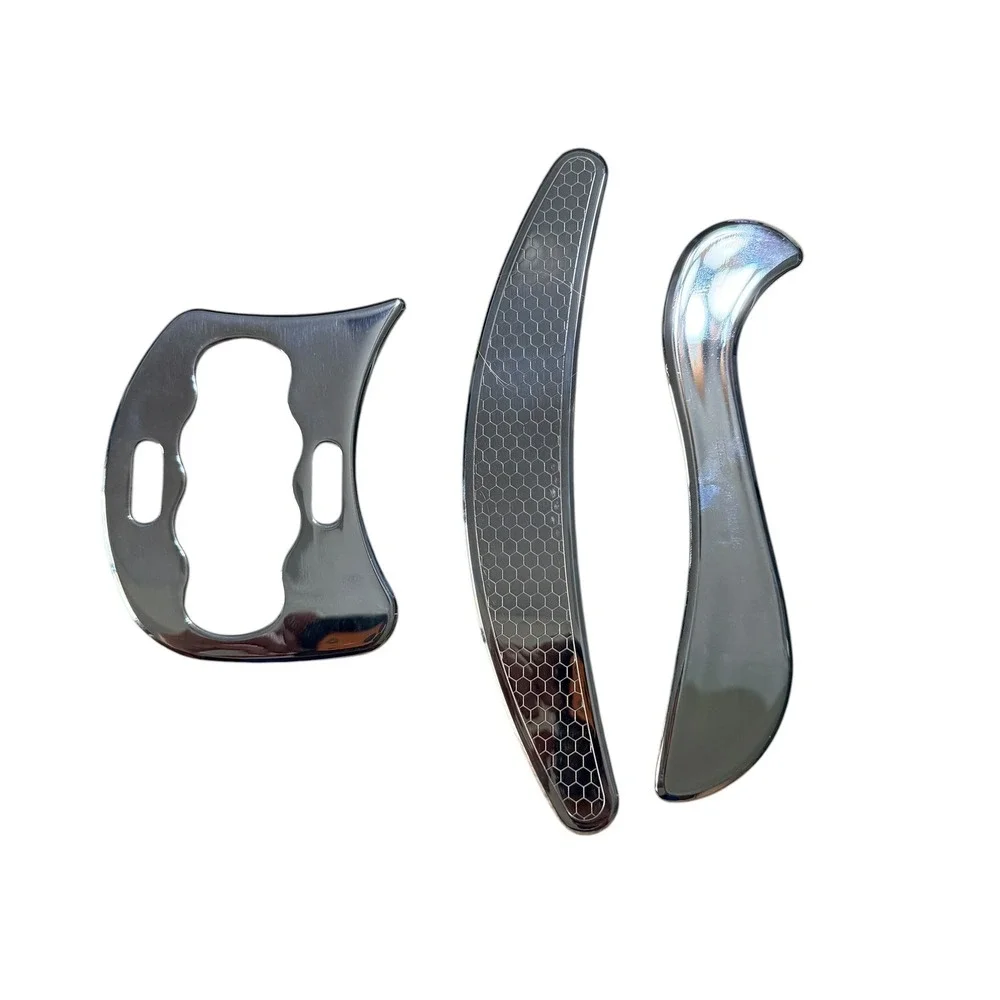3pc Stainless Steel IASTM Scraping Massage Tool Set‎ Myofascial Release Gua Sha