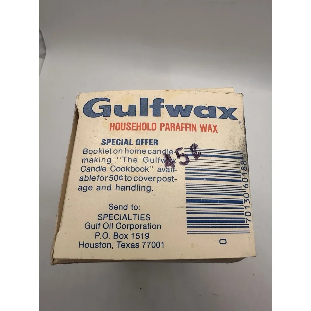 Gulf vintage gulfwax