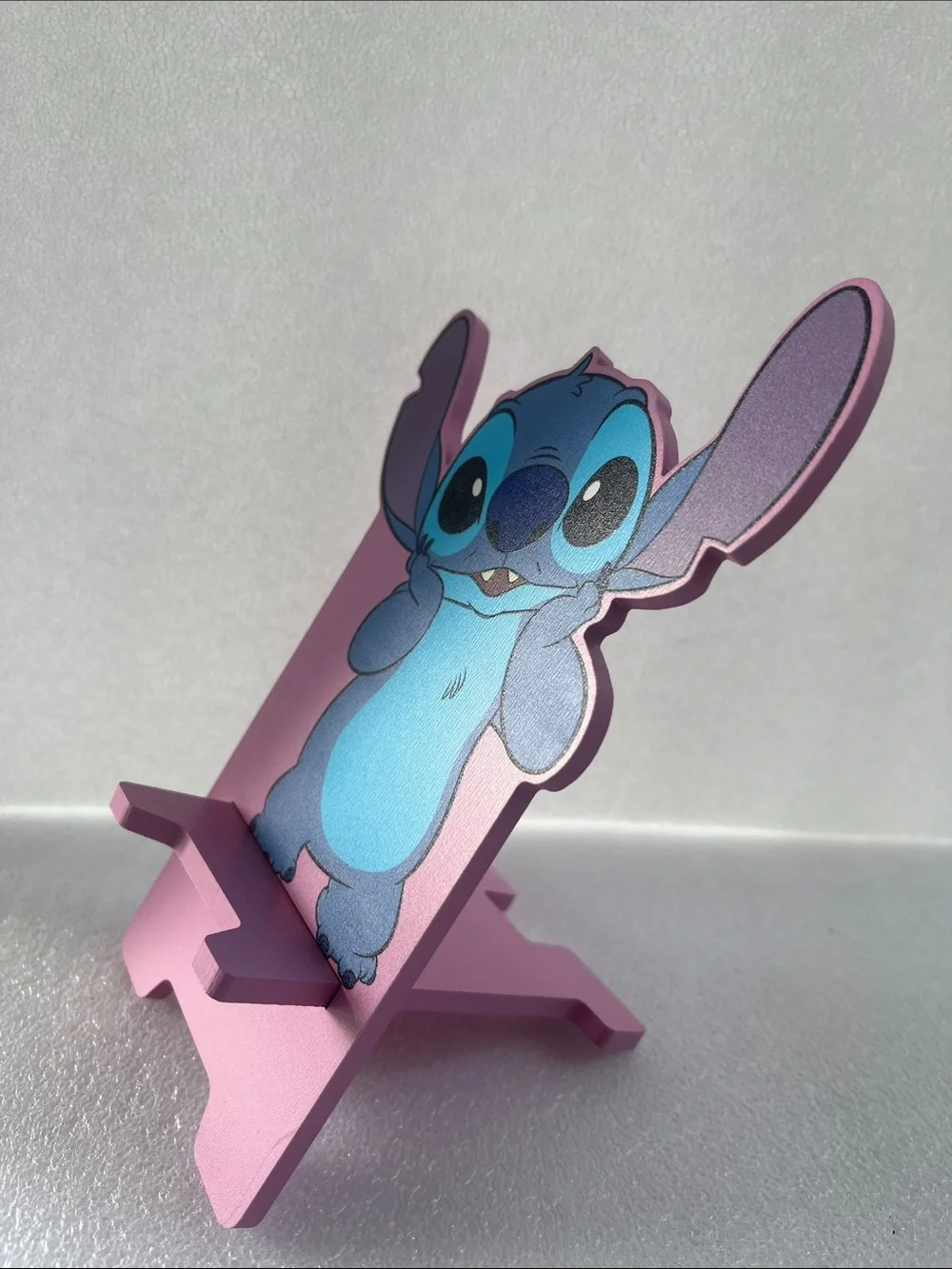 Disney Stitch Phone Stand - Pink Base