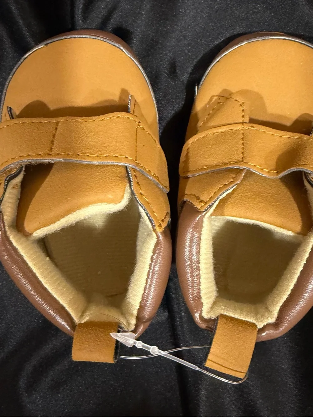 Carter's Tan & Brown Baby Velcro Walker Shoes 3-6 mo