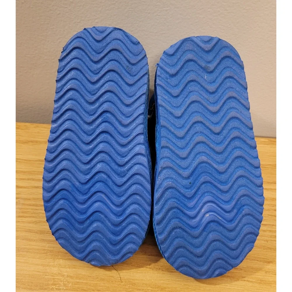Paw Patrol Toddler Size 8 Blue Boot Slippers Aldi Exclusive Faux Fur Lining