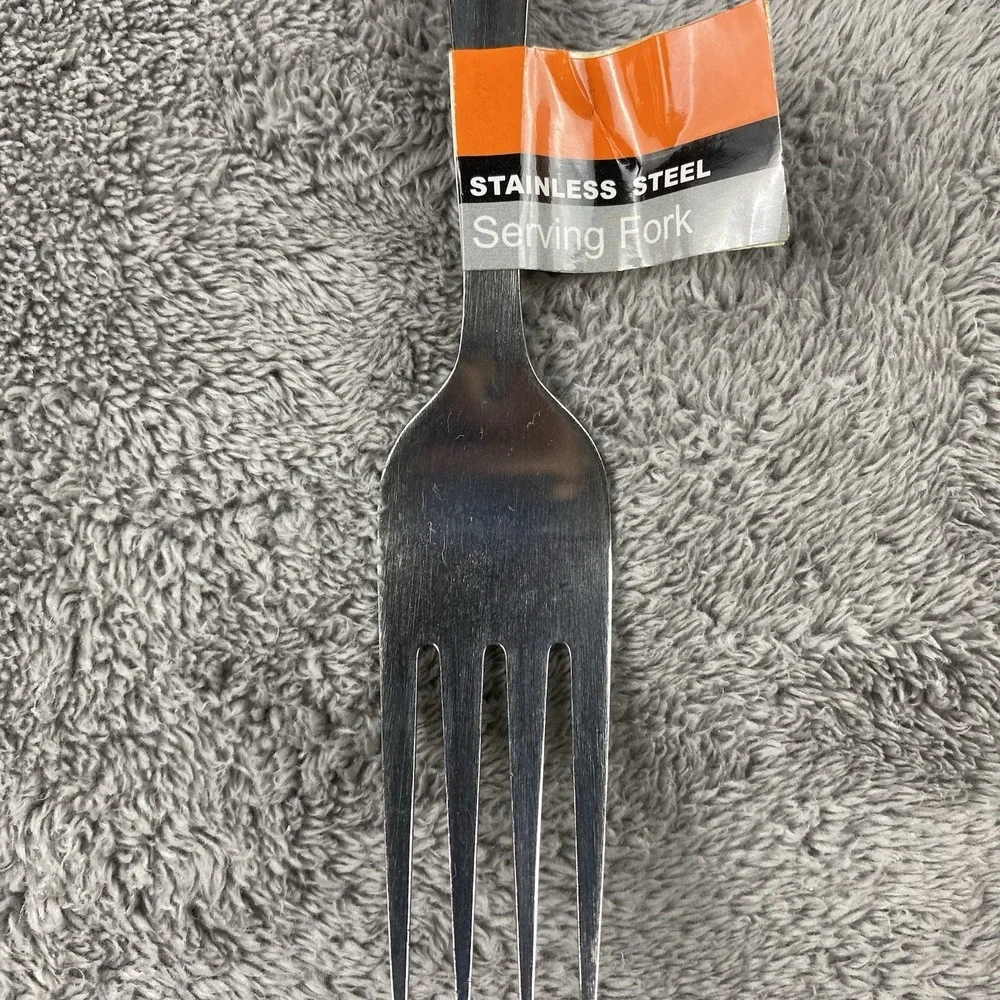 Stainless Steel‎ Large Serving Fork Hanging Handle 9