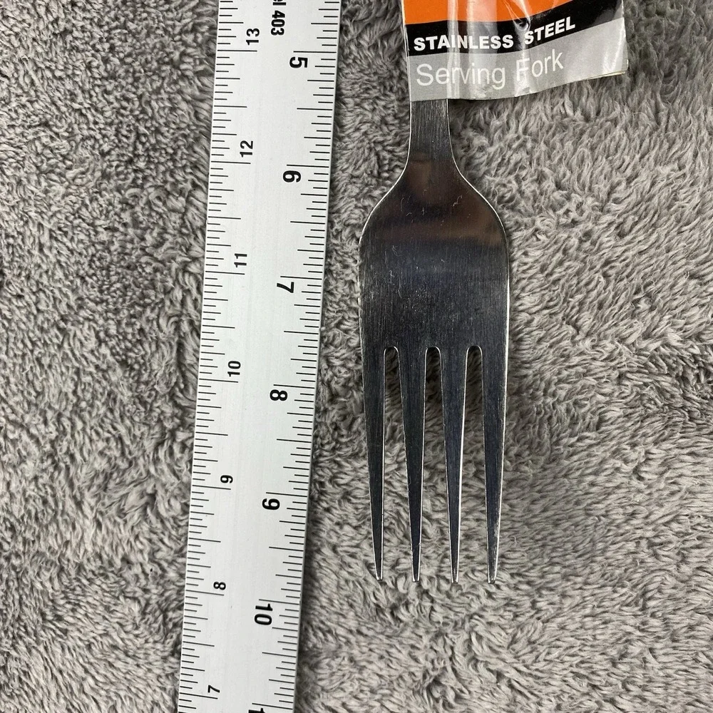 Stainless Steel‎ Large Serving Fork Hanging Handle 9