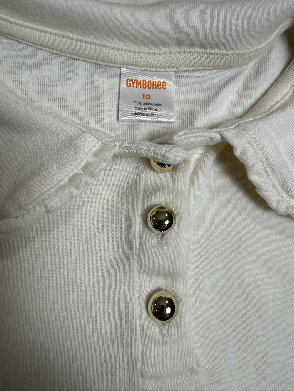 Gymboree buttons trim outfits
