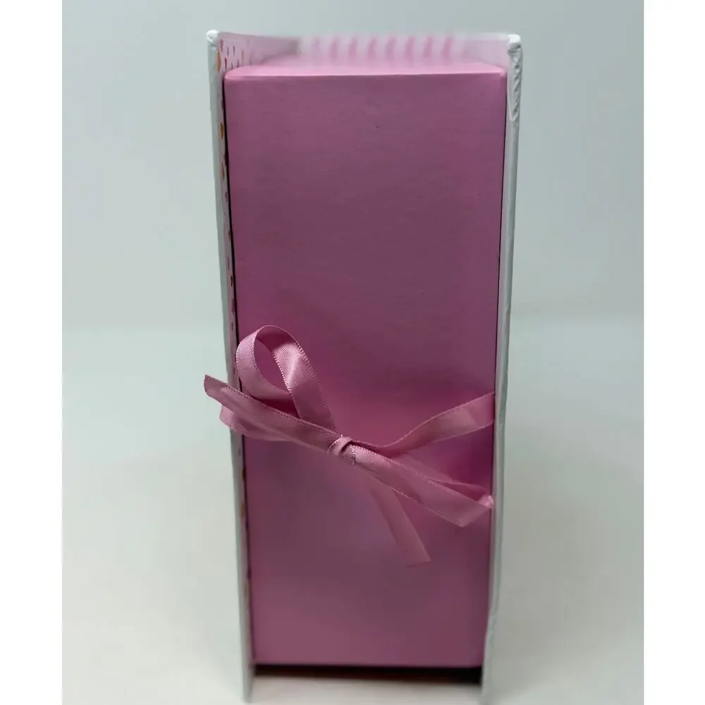 Baby Girl My First Keepsake Box‎ Orange Giraffe Pink Elephant Nine Compartments